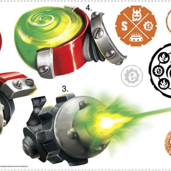 RoomMates Skylanders SWAP Force Magna Charge Peel and Stick Giant Wall Decals - Picture 4 of 5